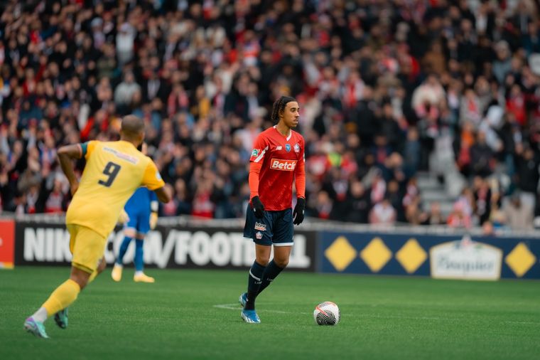 El Lille le metió 12 a un equipo de la Isla Martinica. Foto: @losclive