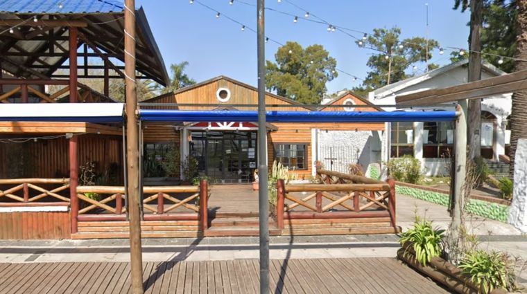 El restaurante donde ocurrió el homicidio en la zona de la ribera de Quilmes Foto: Google maps