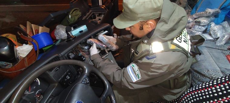 El hallazgo de Gendarmería en Uspallata Foto: Gendarmería Nacional