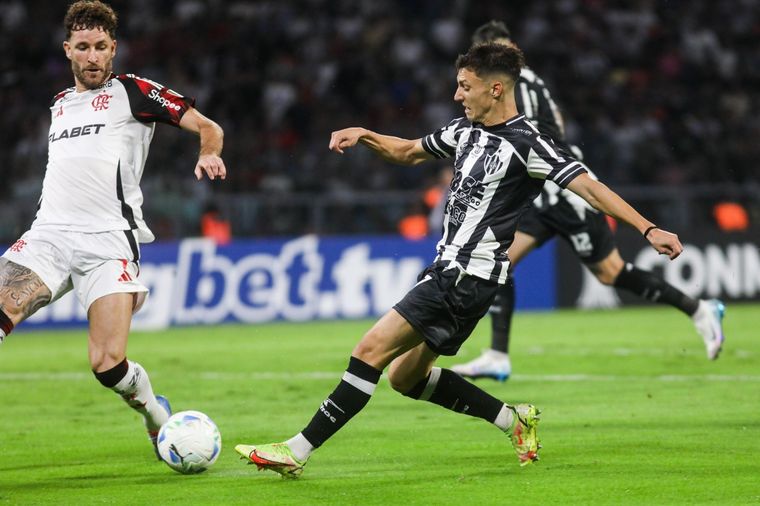 El Ferroviario comenzó perdiendo desde el inicio del partido por el gol de De Arrascaeta para el Fla. Foto: Prensa Central Córdoba de Santiago del Estero