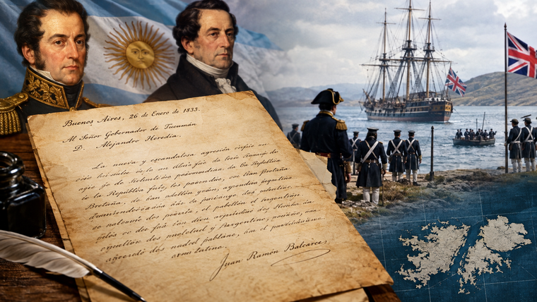 Gran Bretaña asaltó las islas en 1833.