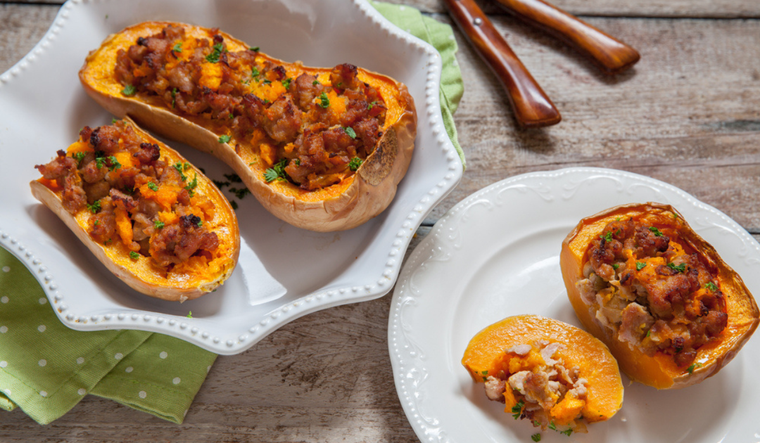 Receta fácil de calabazas rellenas de carne molida Foto: Shutterstock
