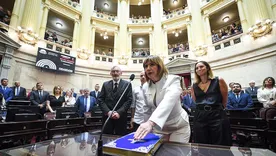 Patricia Bullrich habló del cruce con Victoria Villarruel en el Senado. Fotos: Comunicación Senado)
