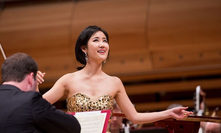 La soprano surcoreana se presentará este lunes en el Teatro Colón. Foto: Gentileza teatro Colón