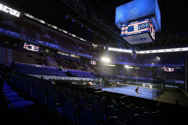 El Arena Aconcagua se prepara para recibir a los mejores jugadores de pádel del mundo. Foto: Prensa Mendoza Premier Padel