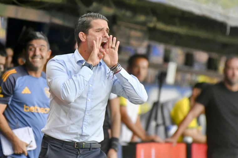 Gago prepara el partido contra River en el Monumental. Foto: FotoBaires