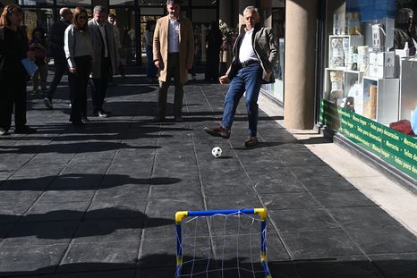 ¡Cornejo se animó a patear un penal y todo! ¡Cornejo se animó a patear un penal y todo!