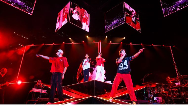Big Time Rush se presentará en el Movistar Arena de Buenos Aires.