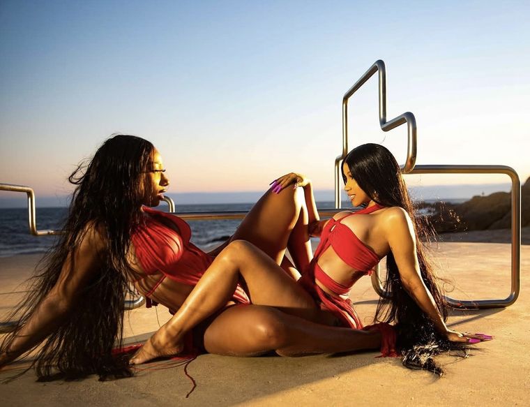 Cardi B y Megan Thee Stallion causan furor en redes sociales Foto: Instagram/ Cardi B