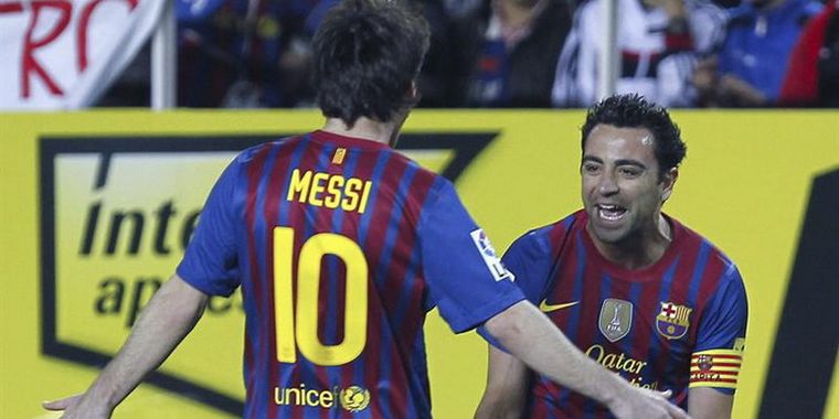 Xavi y Messi tuvieron un distanciamiento durante un largo tiempo. Foto: EFE Xavi y Messi tuvieron un distanciamiento durante un largo tiempo. Foto: EFE