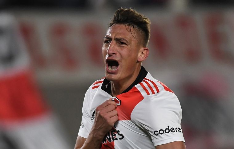 Braian Romero El delantero convirtió el segundo de River ante Lanús. Foto: River Plate