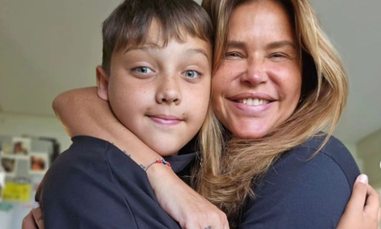 Nazarena Vélez celebró los 13 años de Thiago, el hijo que tuvo con Fabián Rodríguez La actriz se mostró muy emocionada en los posteos de Instagram Foto: @nazarenavelez