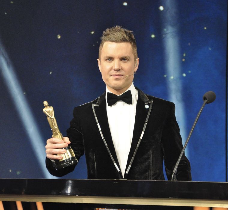 Santiago del Moro condujo Gran Hermano que se quedó con el Martín Fierro de Oro. Foto: Prensa Premios Martín Fierro.