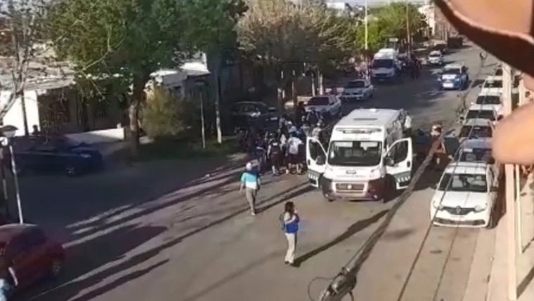 El hincha fue hospitalizado, pero murió horas después Foto: 299 deportes