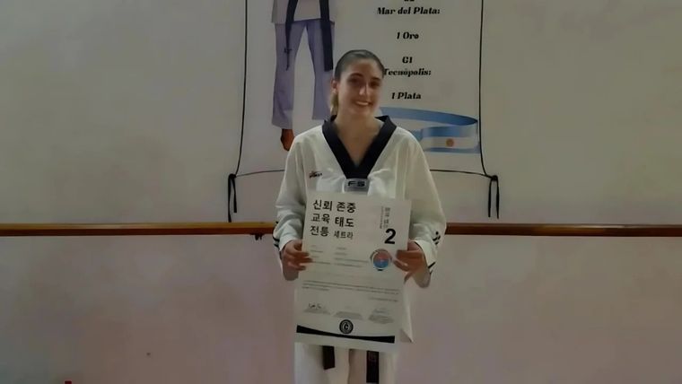Priscila Rodrígues está dispuesta a seguir compitiendo en el más alto nivel del taekwondo. Foto: Noticias Argentinas