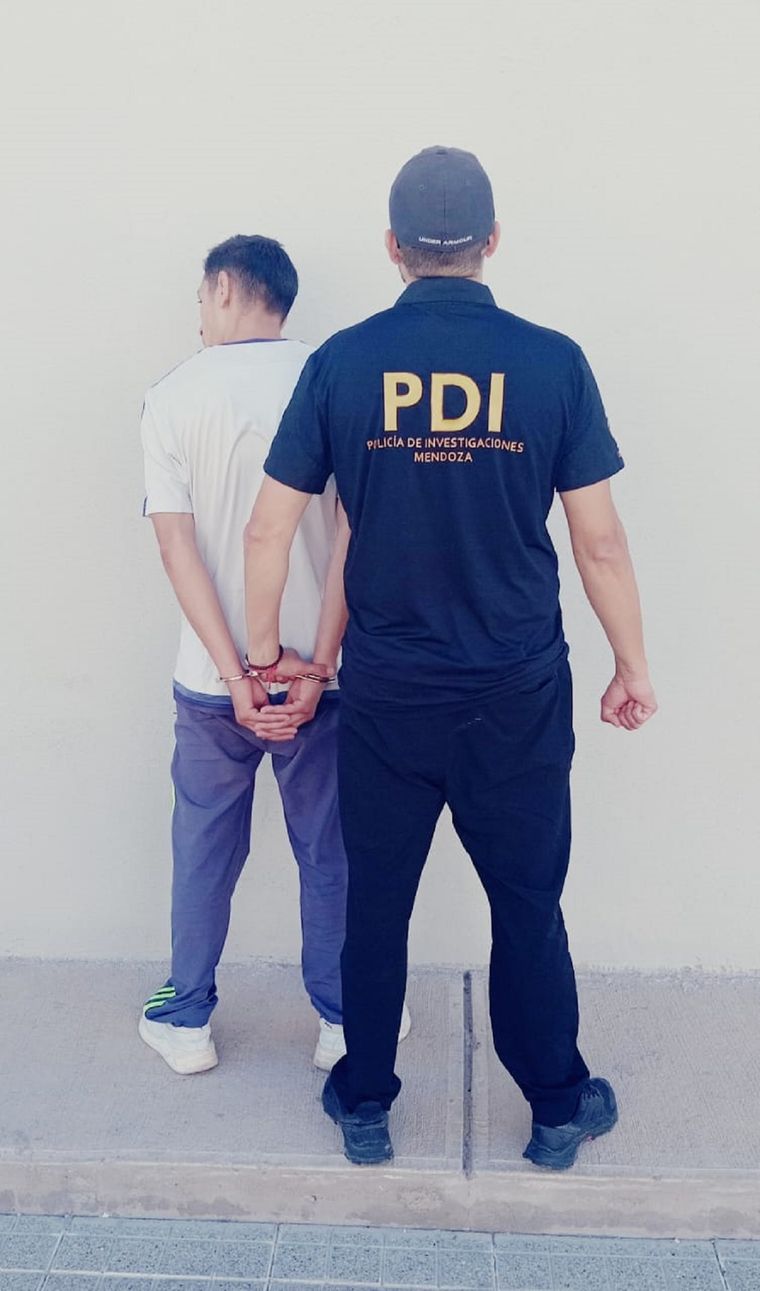 El joven acusado. Foto: Foto: Ministerio de Seguridad de Mendoza