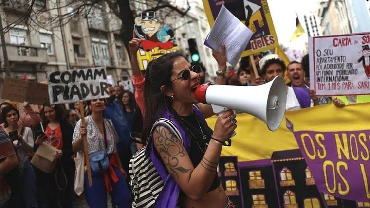 El derecho a una vivienda asequible se ha convertido en uno de los principales preocupaciones de los portugueses. Foto: REUTERS