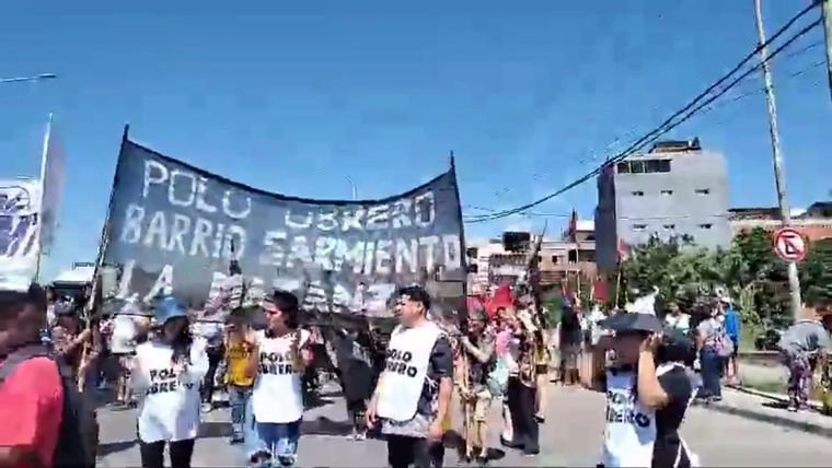 Días atrás, el municipio ordenó suspender una obra de la empresa Foto: Captura de video