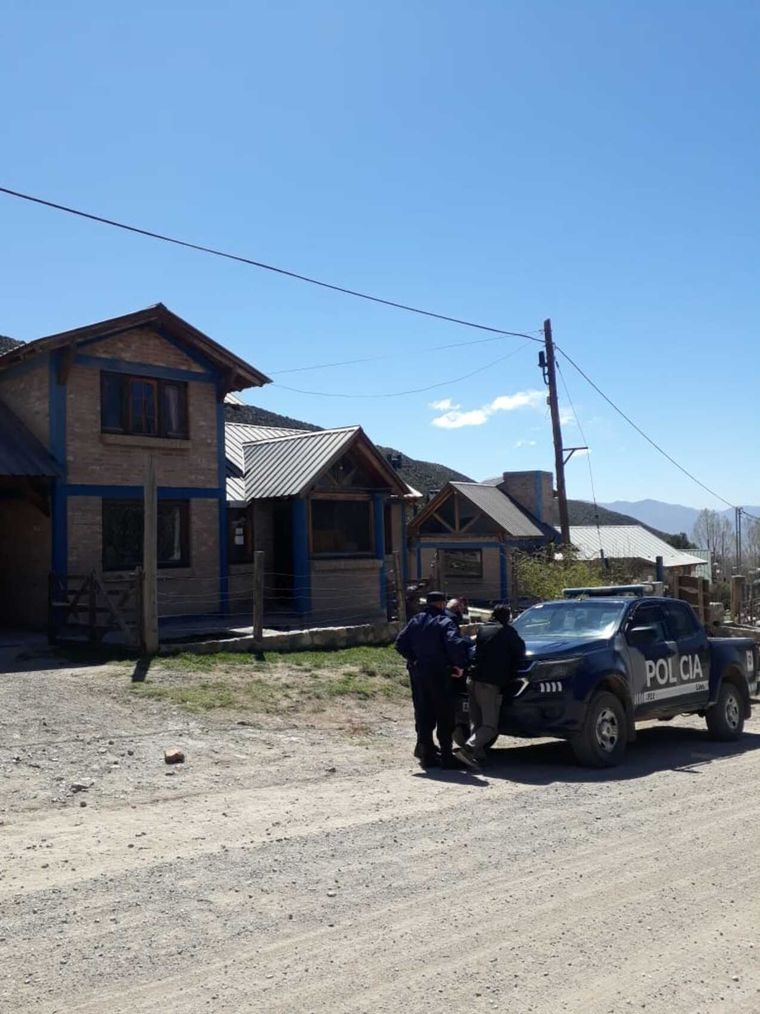 El rastrillaje se centró en un complejo de cabañas