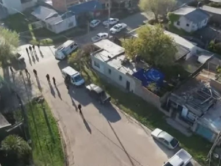 La casa en la que encontraron a las chicas de La Matanza.
