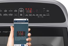 La lavadora de Samsung que está de oferta en Walmart. 