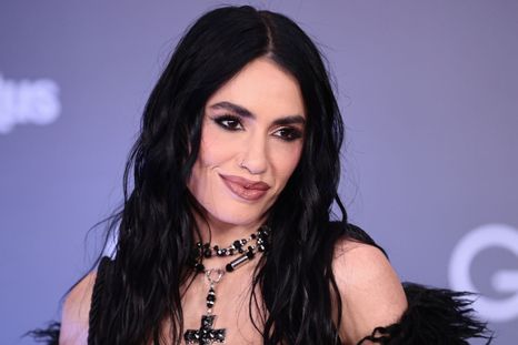 Lali sorprendió en la televisión española. Foto: RS Fotos. Lali sorprendió en la televisión española. Foto: RS Fotos.