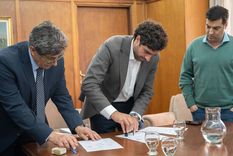 El ministro de Gobierno, Natalio Mema, recibió a comunidades Huarpes.