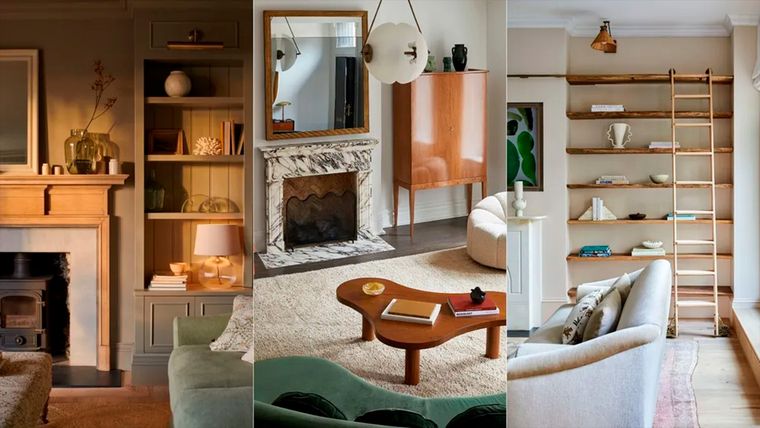 Crear un amplio espacio de almacenamiento en una sala de estar desempeña un papel fundamental en la distribución y el estilo exitoso de ese espacio del hogar. Foto: Neptune / Wendy Labrum Interiors / Foto Heather Talbert / DATE Interiors / Foto Kirsten Francis