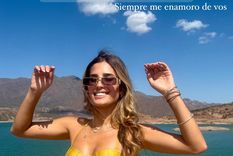 La influencer disfrutó de los paisajes mendocinos. Foto: Instagram: poggiojulieta