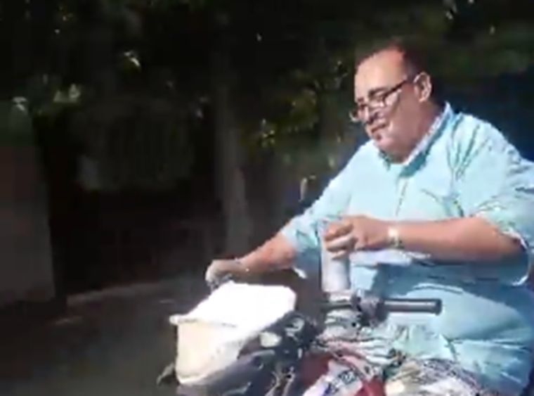 Desde el municipio rechazaron la conducta del inspector. Foto: Captura de pantalla