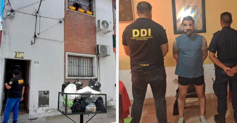 El acusado por el crimen de su padre, en manos de la Policía Foto: Télam