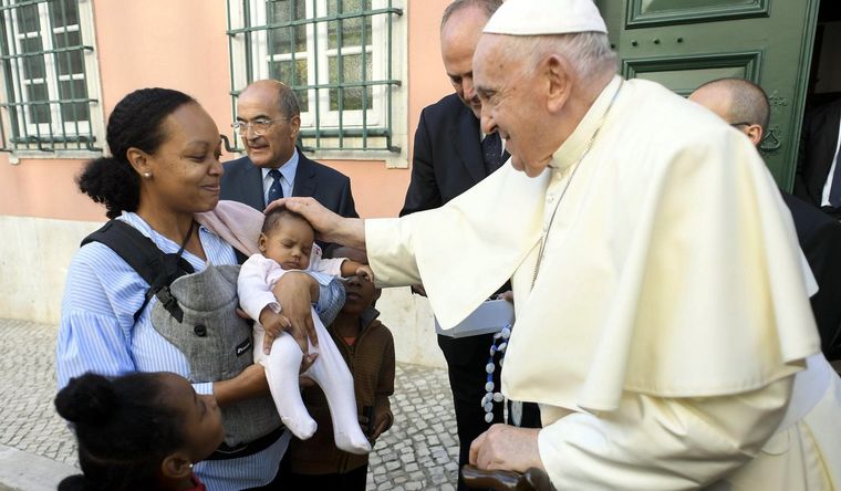 Papa Francisco Francisco tiene muchas actividades en Portugal. Foto: Efe.