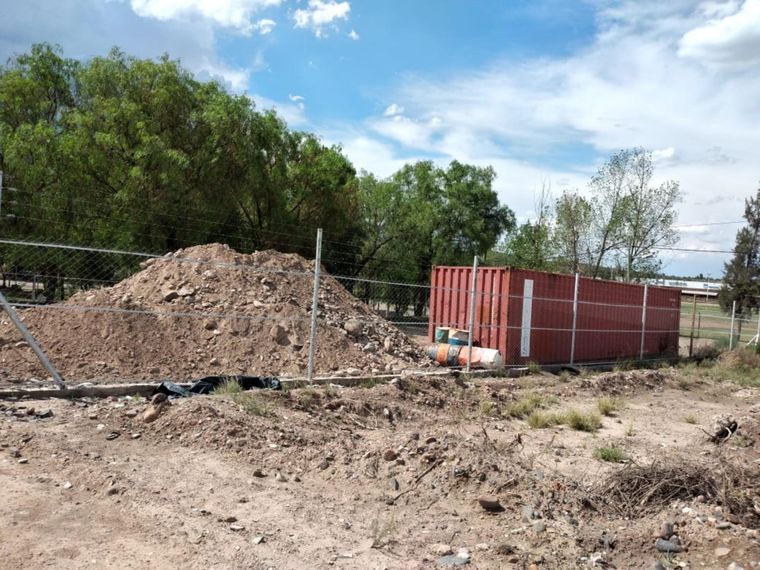 La obra de Luján donde fue abusada la joven Foto: Gentileza