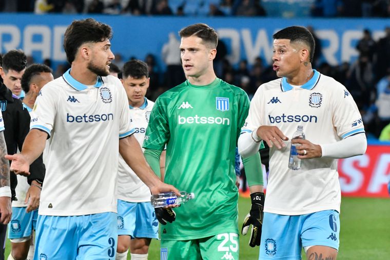 La confianza de Facundo Cambeses, figura en la derrota de Racing, de cara a la revancha ante Flamengo