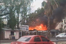 Imágenes del incendio. Foto: captura de video.