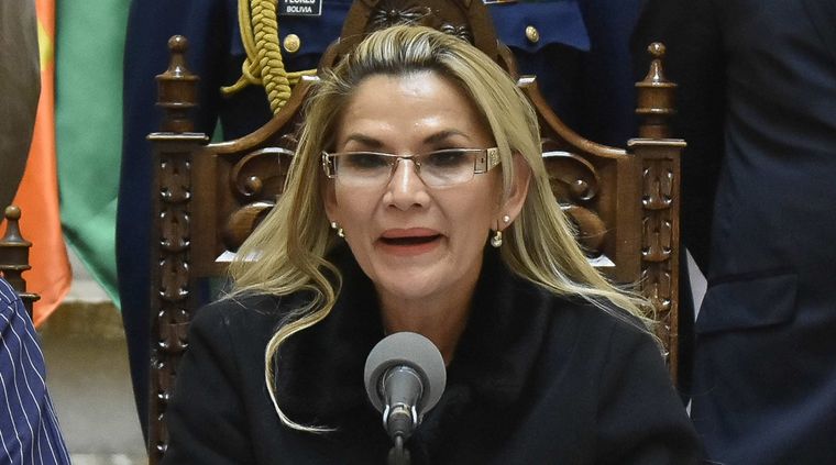 Jeanine Áñez La presidente interina de Bolivia, Jeanine Áñez Foto: EFE