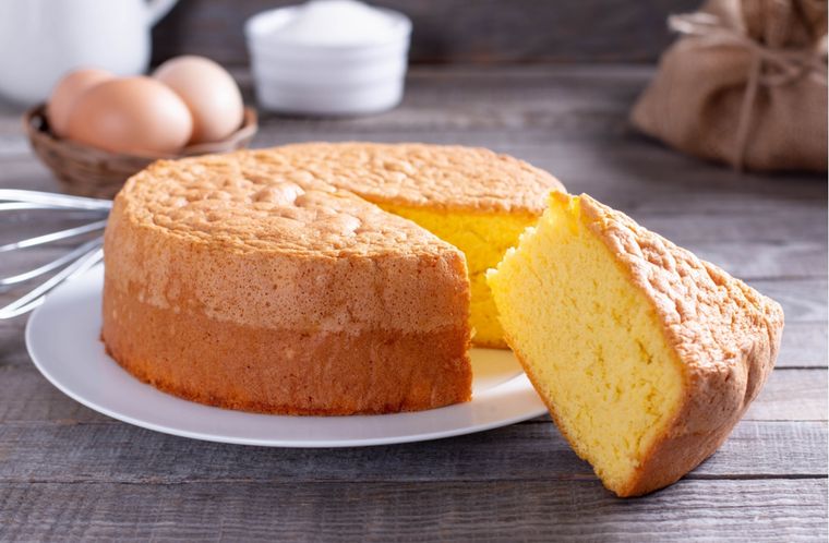 Bizcocho de leche Una receta simple y en pocos pasos Foto: Shutterstock