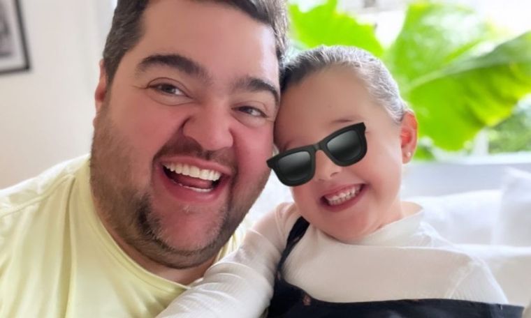 Dario Barassi y su hija Emilia Foto: @dariobarassi