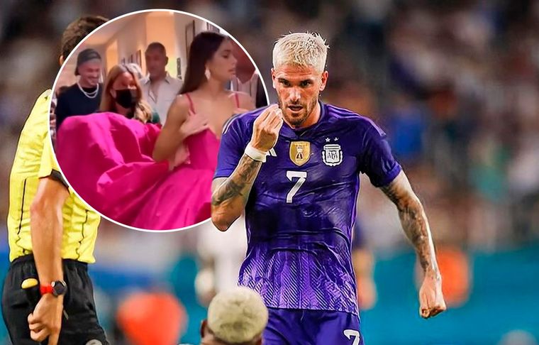 Rodrigo De Paul El futbolista estuvo en Miami con Tini y se desató un escándalo en su club.