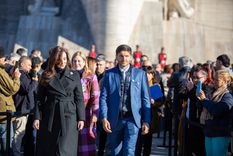 Victoria Villarruel celebró el Día de la Bandera en Rosario, lejos de Javier Milei, una nueva muestra de la irreconciliable interna presidencial.