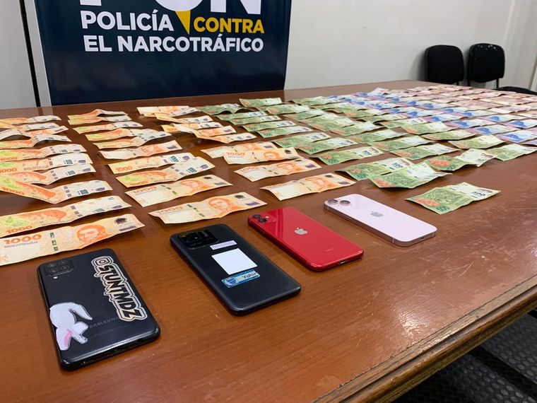 Parte de los elementos incautados en los operativos Foto: Ministerio de Seguridad de Mendoza