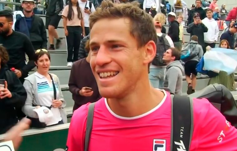 Diego Schwartzman El Peque protagonizó un divertido momento.