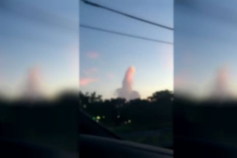 La nube con forma obscena que copó las redes