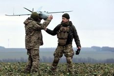 Ucrania y Rusia se lanzan potentes ataques con drones. Foto: Efe.