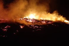 feroz incendio en una fabrica de conservas de lujan