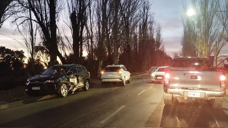 El impacto causó una interrupción considerable en el tránsito en la zona Foto: gentileza