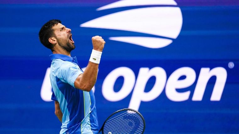 Djokovic avanzó con sufrimiento en el US Open. Foto: EFE