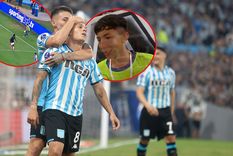 El alcanzapelotas Martín Santoro fue clave en el segundo gol de Racing. Foto: EFE y captura ESPN El alcanzapelotas Martín Santoro fue clave en el segundo gol de Racing. Foto: EFE y captura ESPN