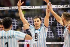 Agustín Loser, referente y figura de la Selección argentina de Vóley.&nbsp;