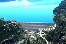 La represa Futaleufú en la Provincia de Chubut